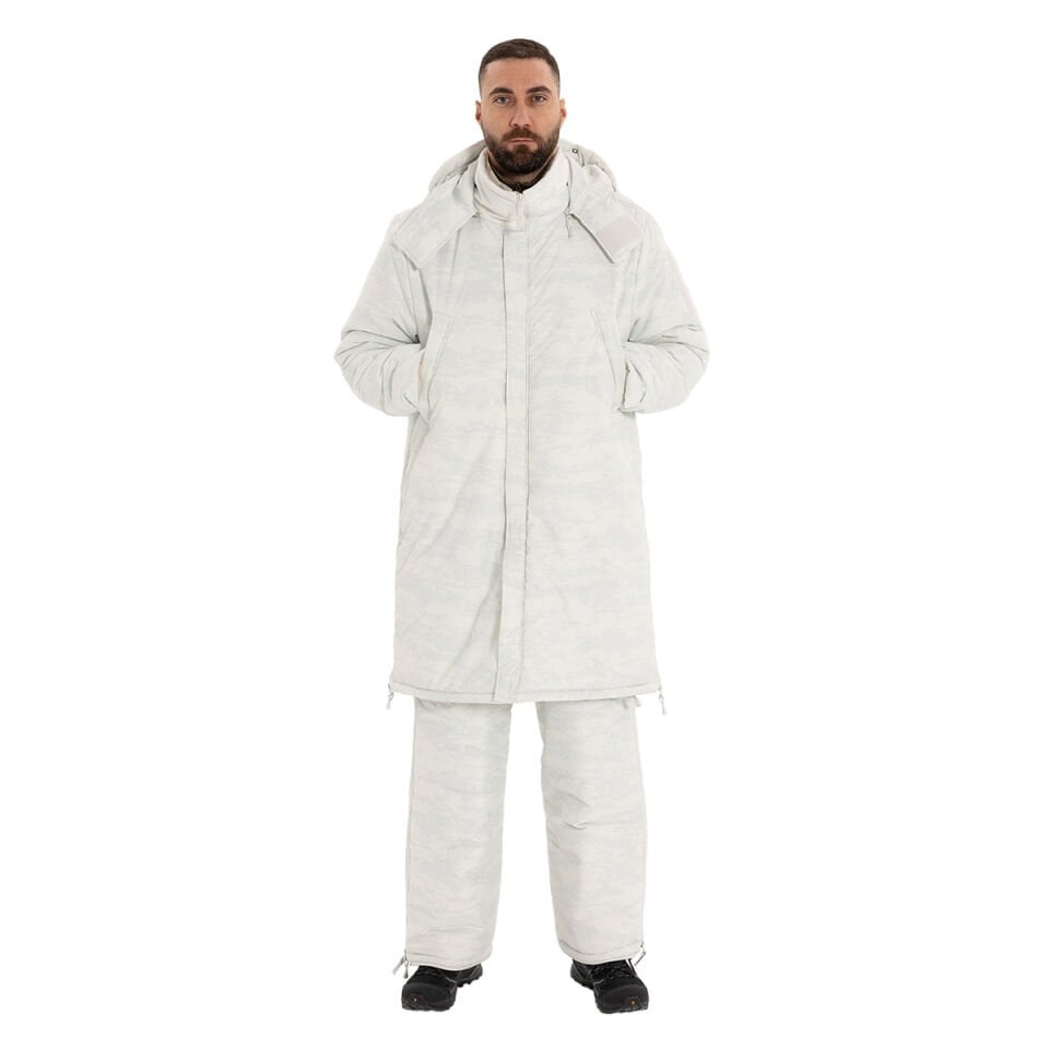 Convertible White Camo Parka (DWR)