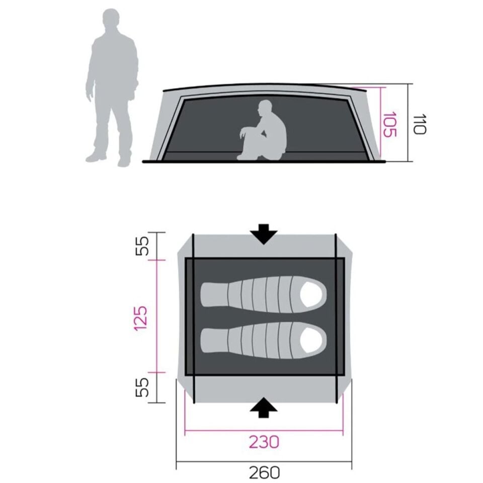 Hannah Haven 2 3 Season 2 Person Camping Tent