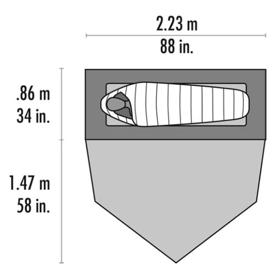 MSR Hubba Tour 1 Tek Kişilik Çadır