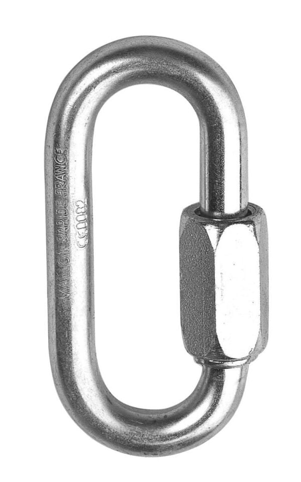 Singingrock Maillon Small Oval Steel Carabiner with Screw